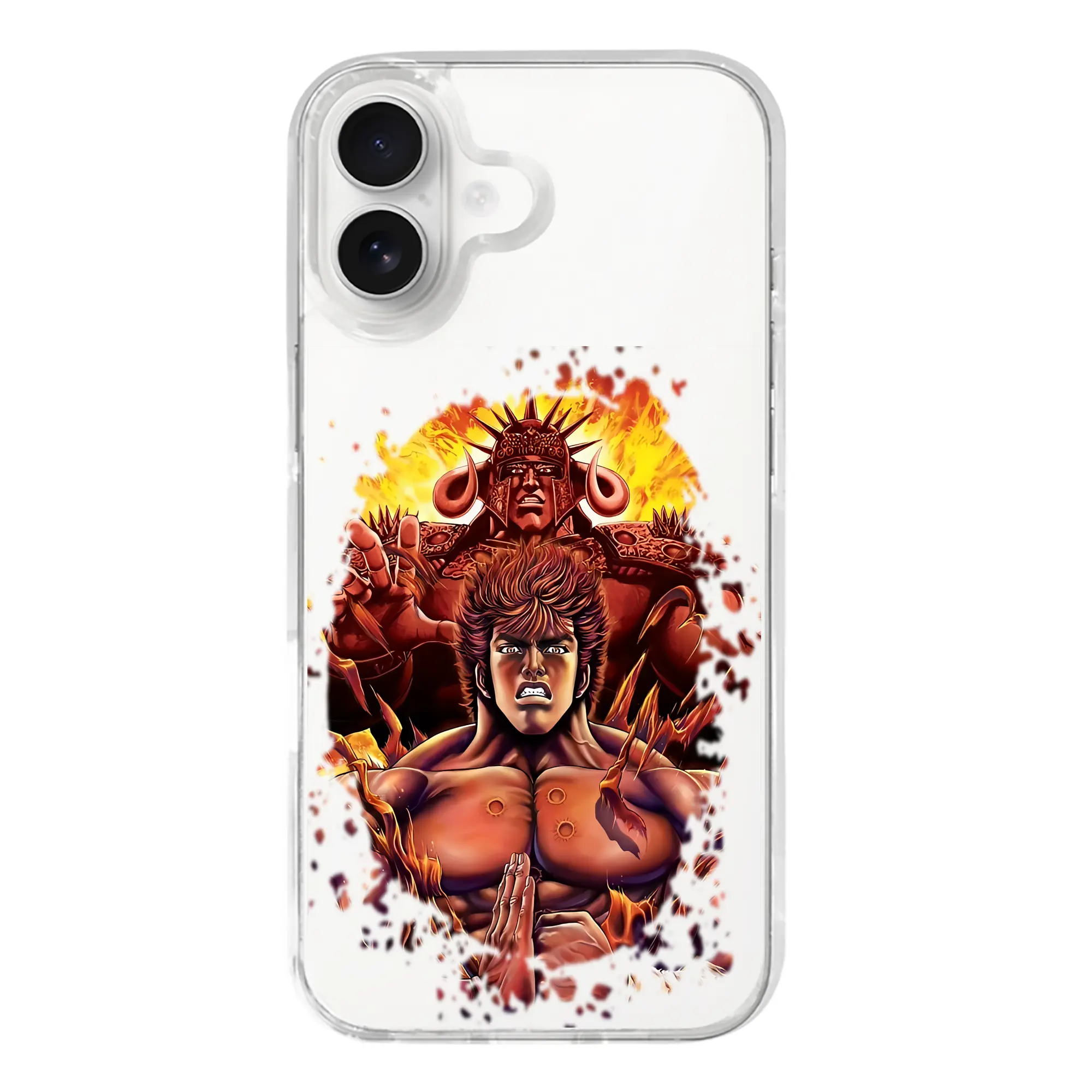 北斗の拳 グッズ,ケンシロウ - iPhone 17シリーズ 透明スマホケース – 薄型・耐衝撃・精密フィット保護カバー